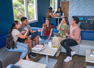Students at Chaminade University of Honolulu