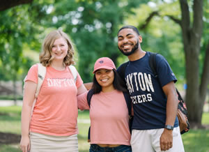 Students at the University of Dayton